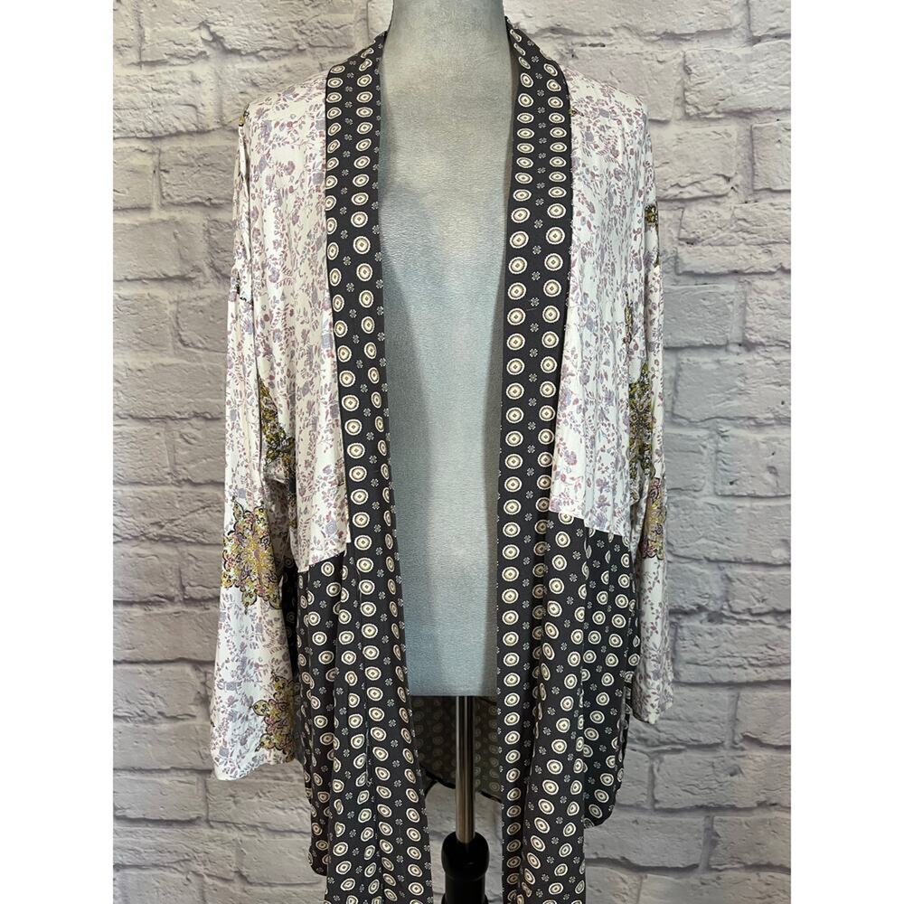 Free People Patchwork Kimono/Cardigan - Picture 1 of 8